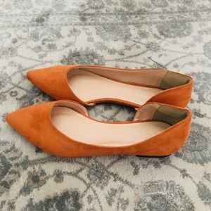 SHEIN Brown Pointed Toe Flat